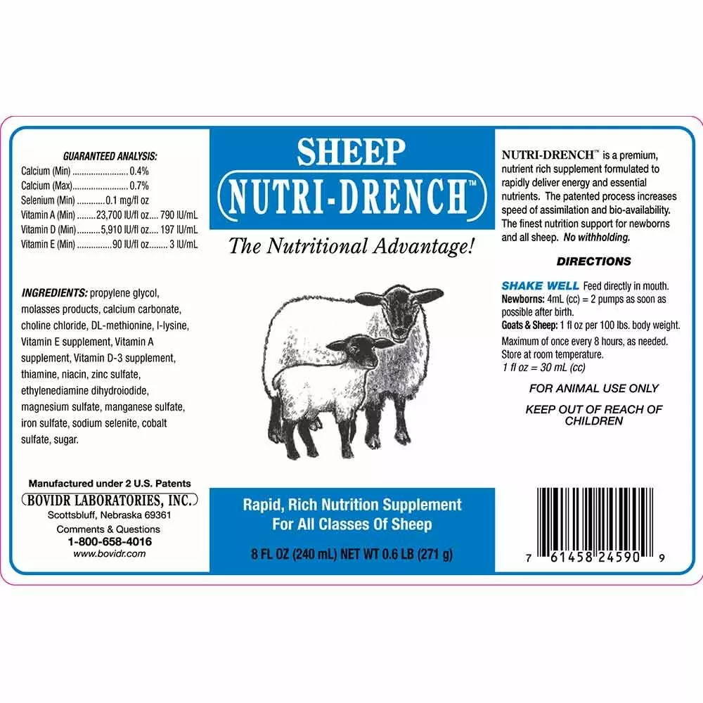 Budget 𧨠Sheep Nutri-Drench® 8 Oz. π 4 Budget 𧨠Sheep Nutri-Drench® 8 Oz. π - Image 2