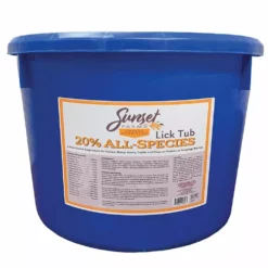 Promo 😀 Sunset Farms All Species 20% Tub 200 Lb. 🔔