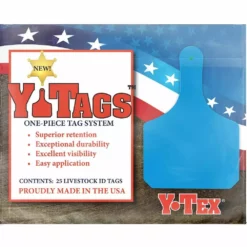 Buy ⭐ Y-Tex Blank Cow Ear Tags - 25 Pk. ✨