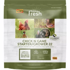 Discount 🔔 Kent Home Fresh Multi-Flock Chick N Game Starter Grower 22 Crumble 7 Lbs. ✔️