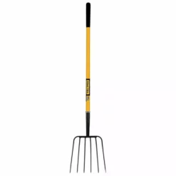 Cheapest ❤️ TRU PRO 6 Tine Manure Fork 54 In. W/ Fiberglass Handle 😍