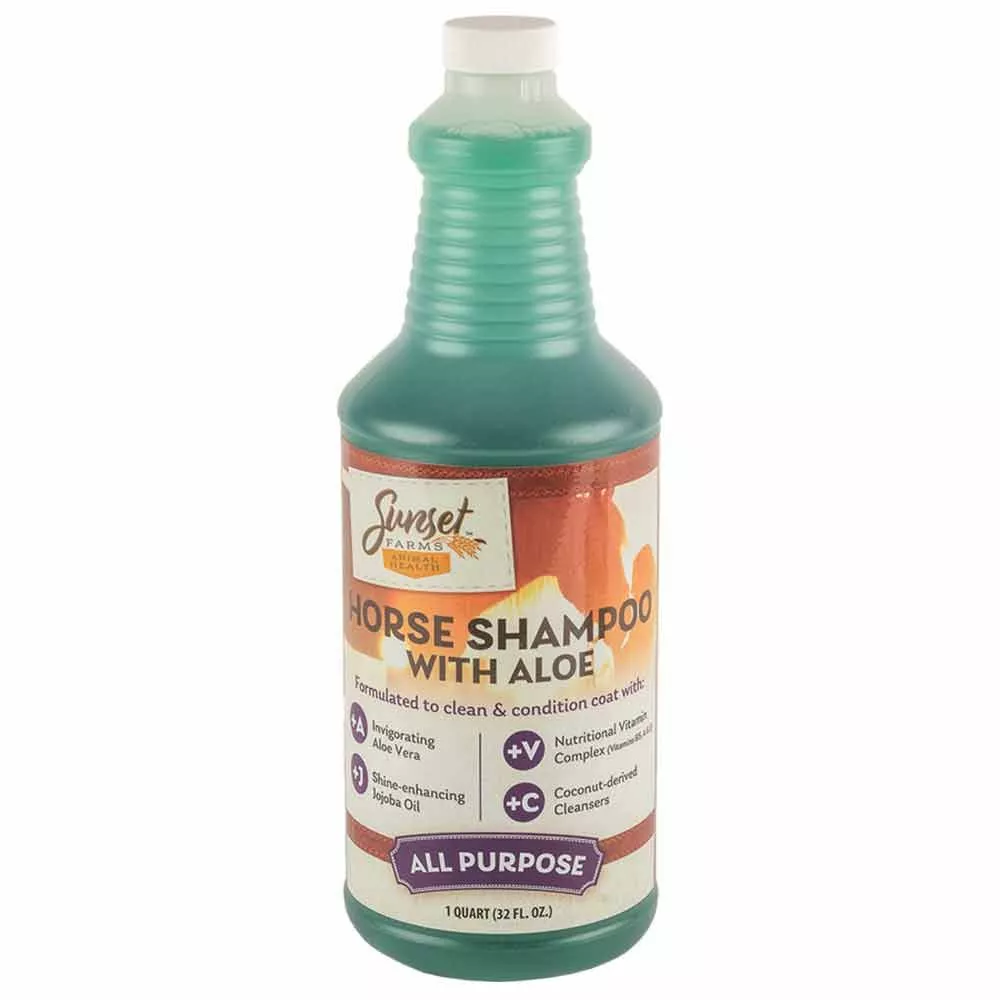 New π₯° Sunset Farms Horse Shampoo With Aloe 1 Qt. π₯° 3 New π₯° Sunset Farms Horse Shampoo With Aloe 1 Qt. π₯°