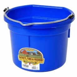 Discount 🥰 Little Giant Flat Back Plastic Bucket 8 Qt. 🧨 -Livestock Sales 1008320 1