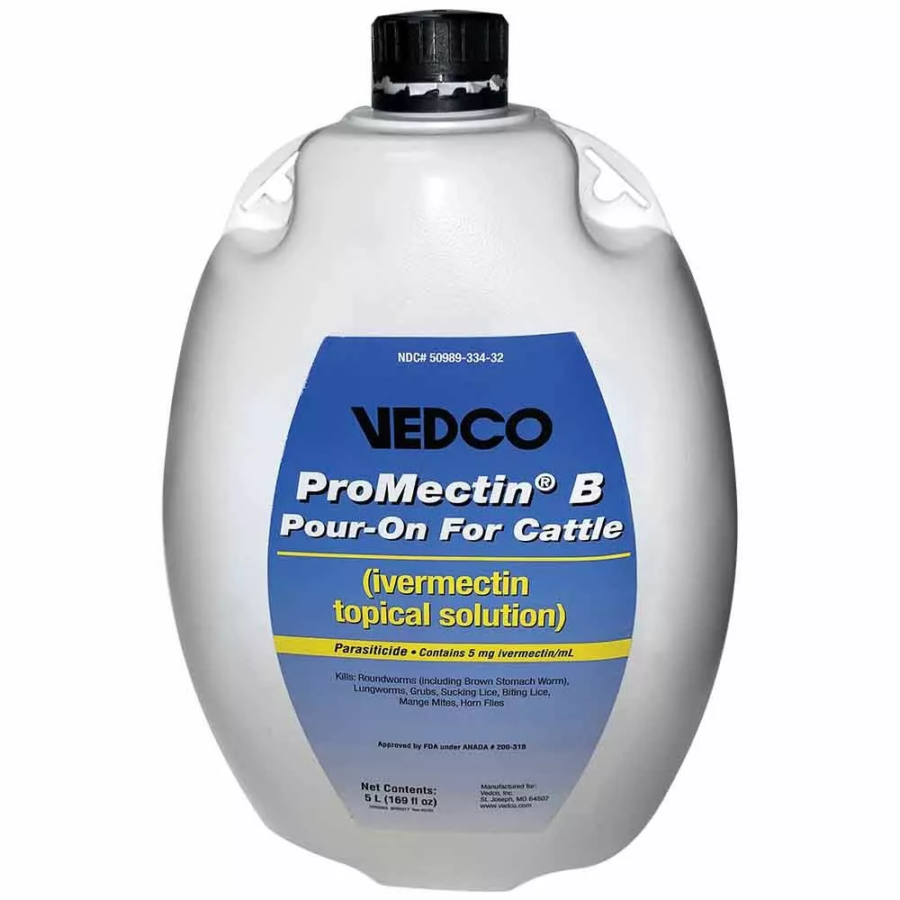 Brand new π Vedco Ivermectin POUR-ON 5L π 3 Brand new π Vedco Ivermectin POUR-ON 5L π