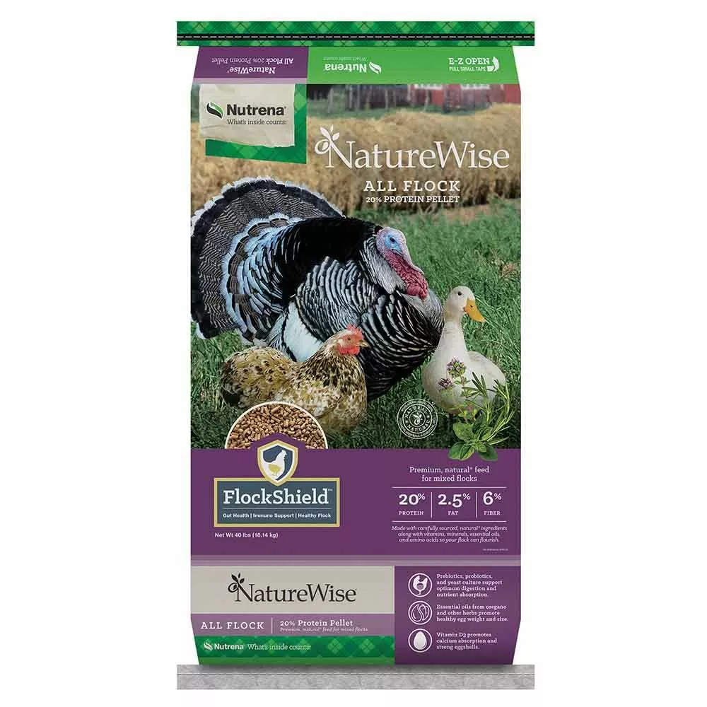 Promo ✔️ Nutrena NatureWise All Flock Poultry Feed 40 Lb. ⭐ 3 Promo ✔️ Nutrena NatureWise All Flock Poultry Feed 40 Lb. ⭐