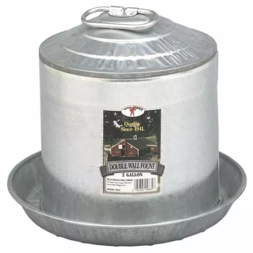 Brand new π€© Free Range Double Wall Galvanized Poultry Waterer-2 Gallon π― 3 Brand new π€© Free Range Double Wall Galvanized Poultry Waterer-2 Gallon π―