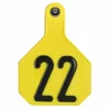 Wholesale 🔔 Y-Tex® 2-Piece Large Yellow Ear Tags 1-25 🛒 -Livestock Sales img11197145