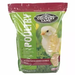 New ✔️ Country Lane 18% Medicated Chick Starter/Grower Crumbles 10 Lb. 🥰