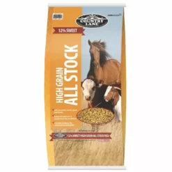 Deals ⭐ Country Lane 12% Sweet High Grain All Stock Feed 50Lb. Bag 💯