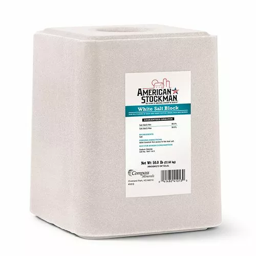 New π₯° American Stockman White Salt Block 50 Lbs. π 3 New π₯° American Stockman White Salt Block 50 Lbs. π