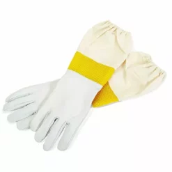 Deals ❤️ Little Giant Beekeeping Goatskin Gloves ⌛
