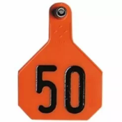Buy 🔥 Y-Tex® 2-Piece Large Orange Ear Tags 26-50 👏