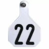 Wholesale ❤️ Y-Tex 2-Piece Large White Ear Tags 1-25 🧨 -Livestock Sales img9653031